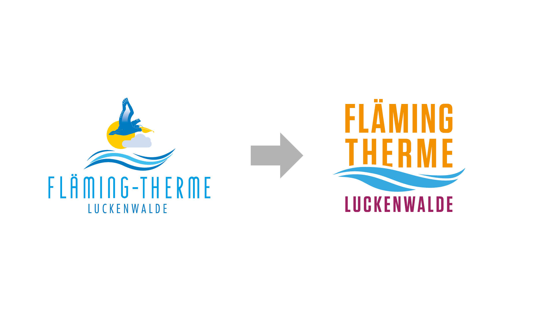 Aquapark-Logodesign, FlämingTherme